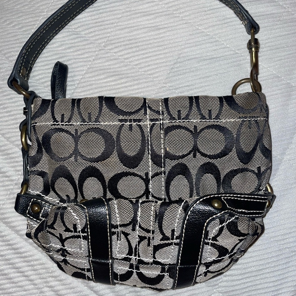 Stylish Black and Gray Women's Bag